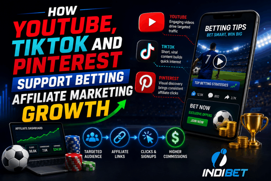 How YouTube, TikTok and Pinterest Support Betting Affiliate Marketing Growth
