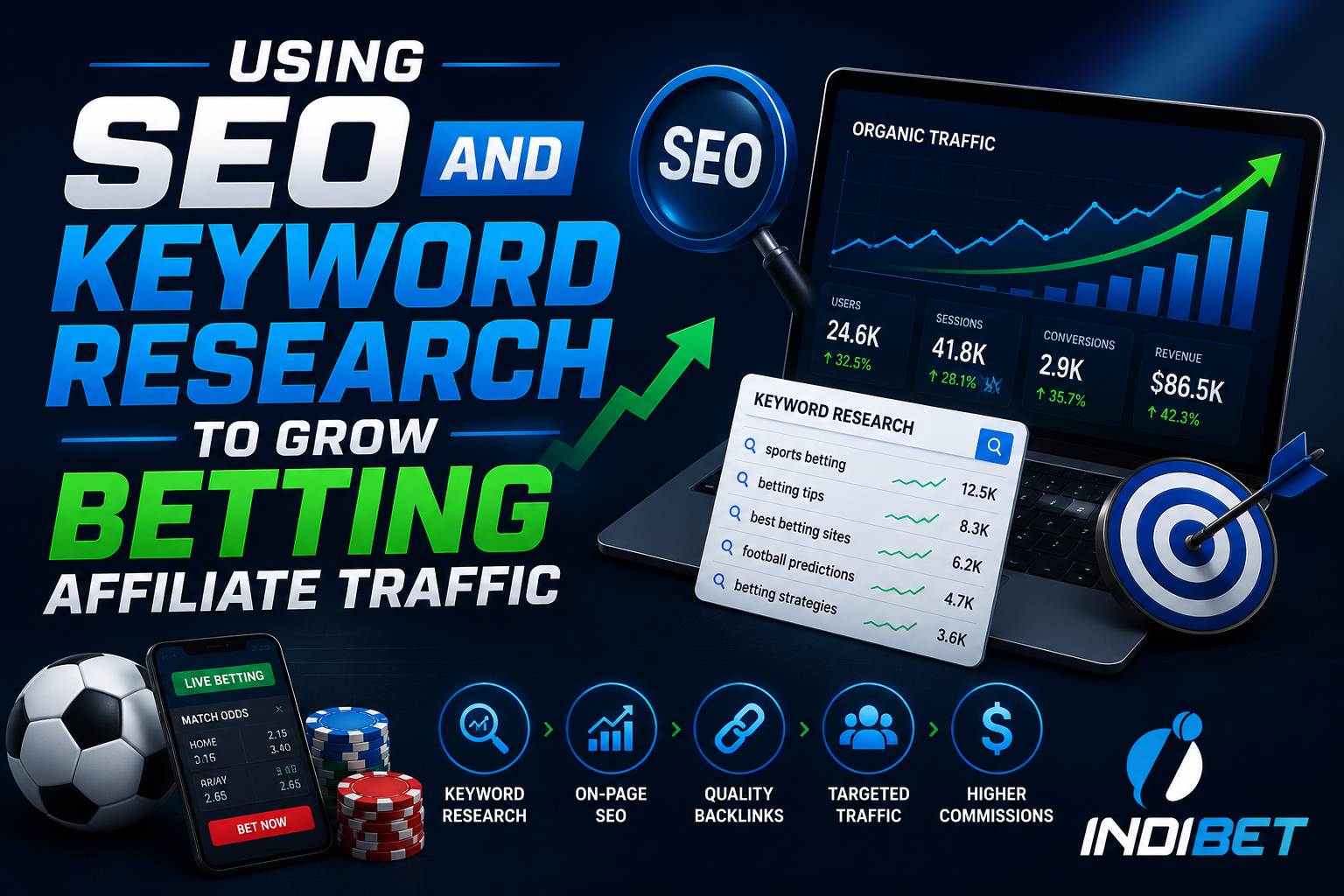 Using SEO and Keyword Research to Grow Betting Affiliate Traffic