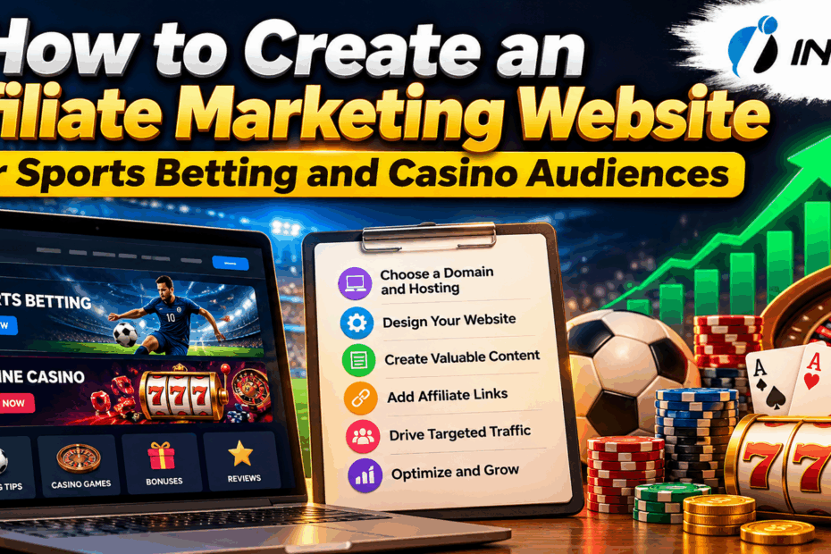 How to Create an Affiliate Marketing Website for Sports Betting and Casino Audiences